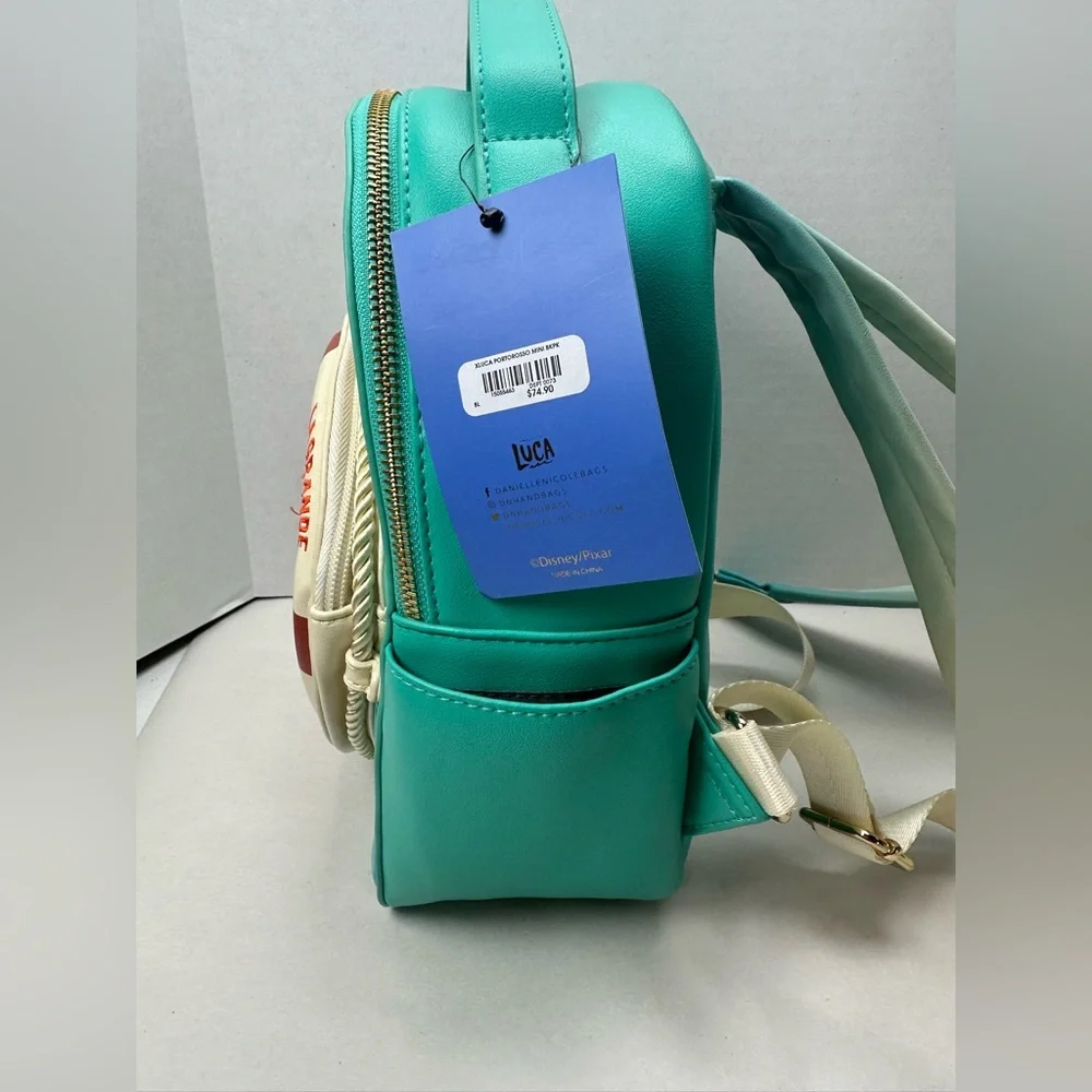 Danielle Nicole Disney Pixar Luca Porto Rosso Lifesaver Mini Backpack -Exclusive - Picture 12 of 13